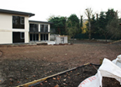 Bold Geometric Garden Before
